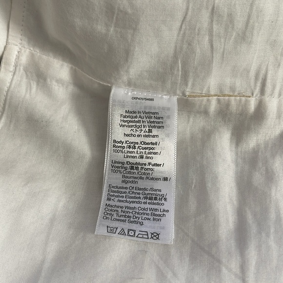 Madewell Gwen Crop Top Linen Vest🌿 - Picture 16 of 16